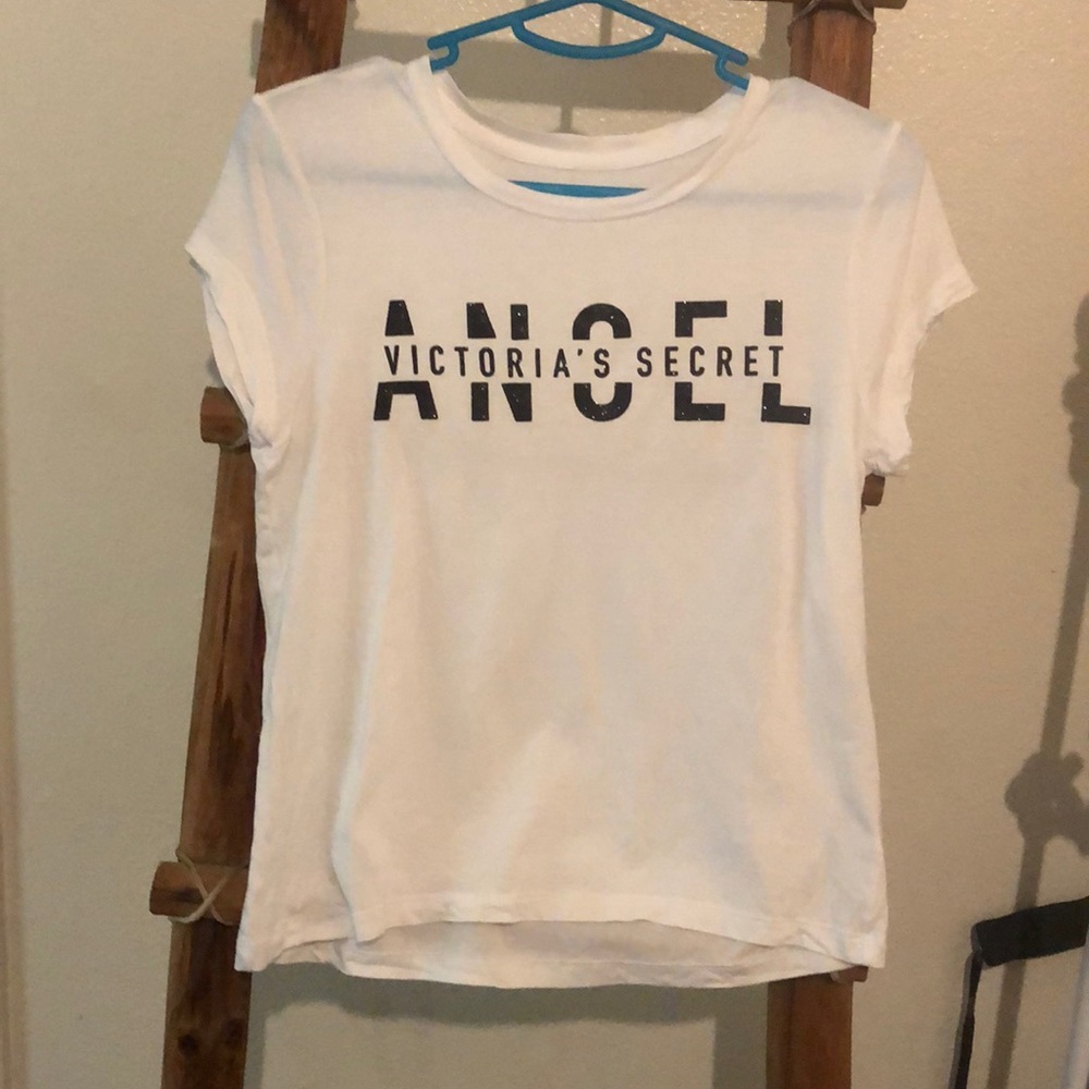 New Victoria’s secret  Angel white tee shirt